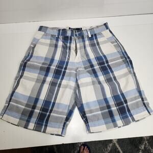 American Eagle Outfitters Plaid Flat Front Golf Shorts Men's Size 32
